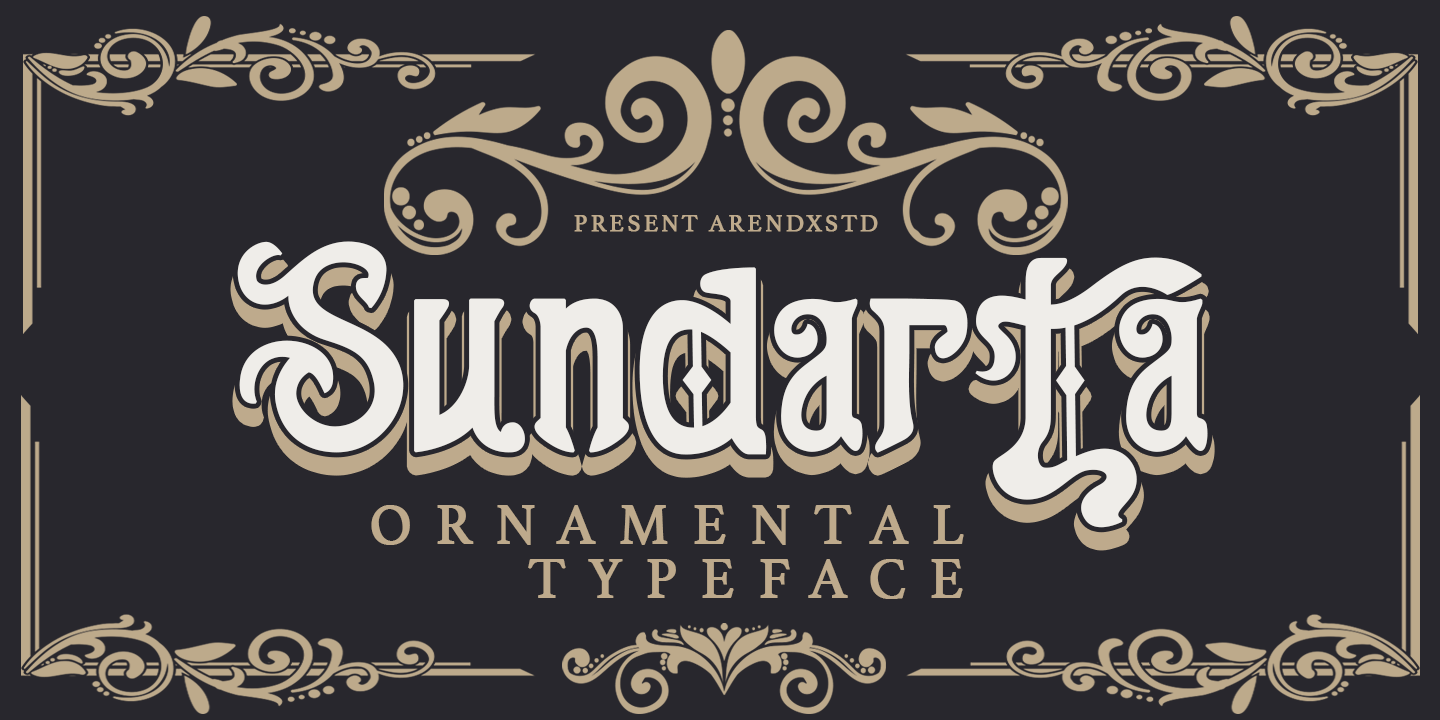 Sundarta Regular Font preview